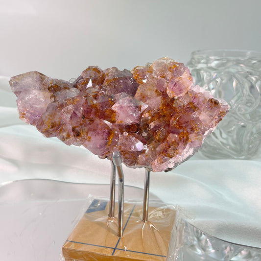 Titanium Rutilated Quartz Crystal Decor