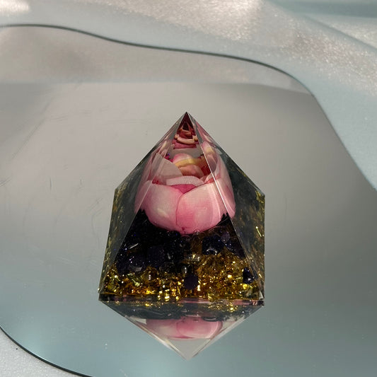 Crystal Orgonite Pyramid