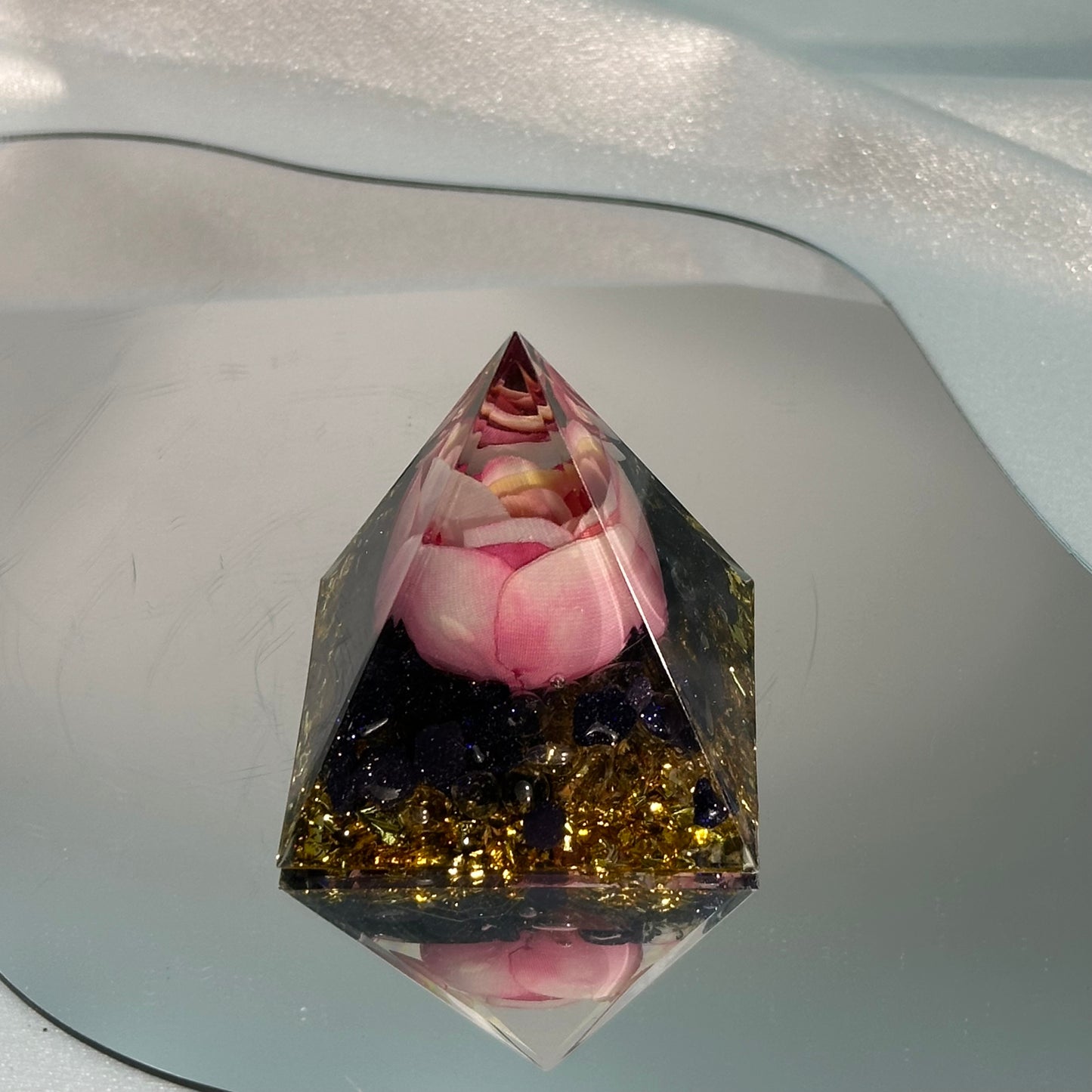 Crystal Orgonite Pyramid