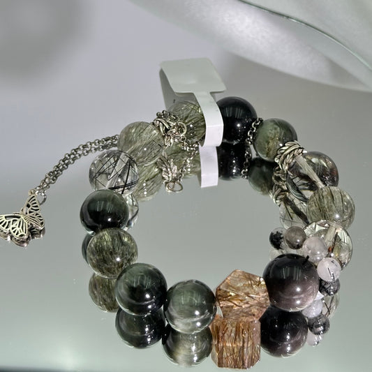 Retailed quartz DIY crystal bracelet