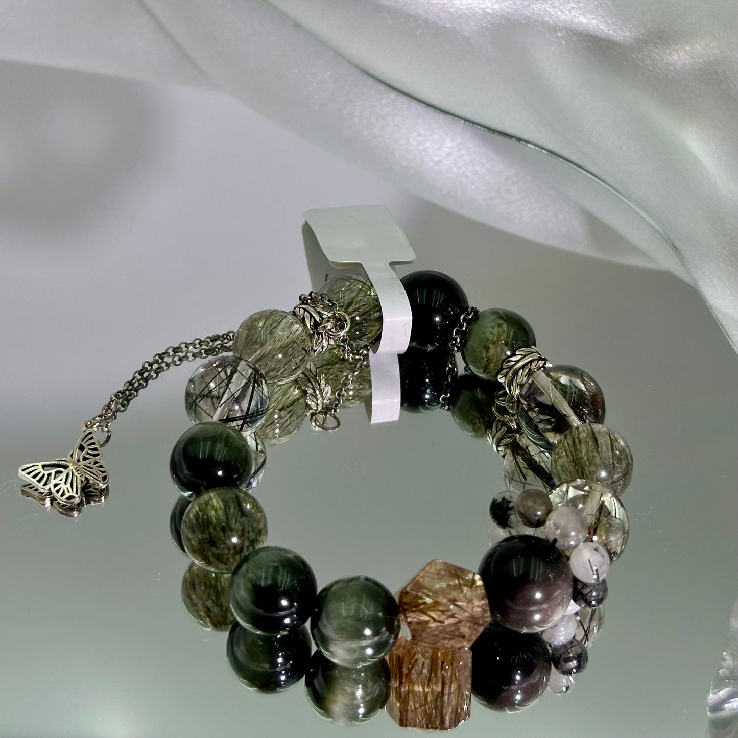 Retailed quartz DIY crystal bracelet