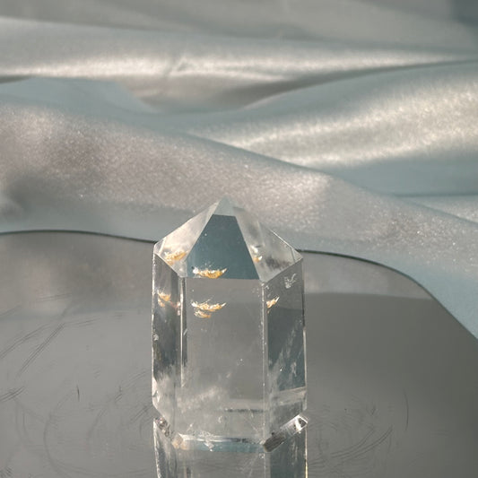 Short White Crystal Tower