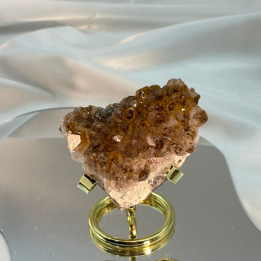 Golden Titanium Crystal Decor