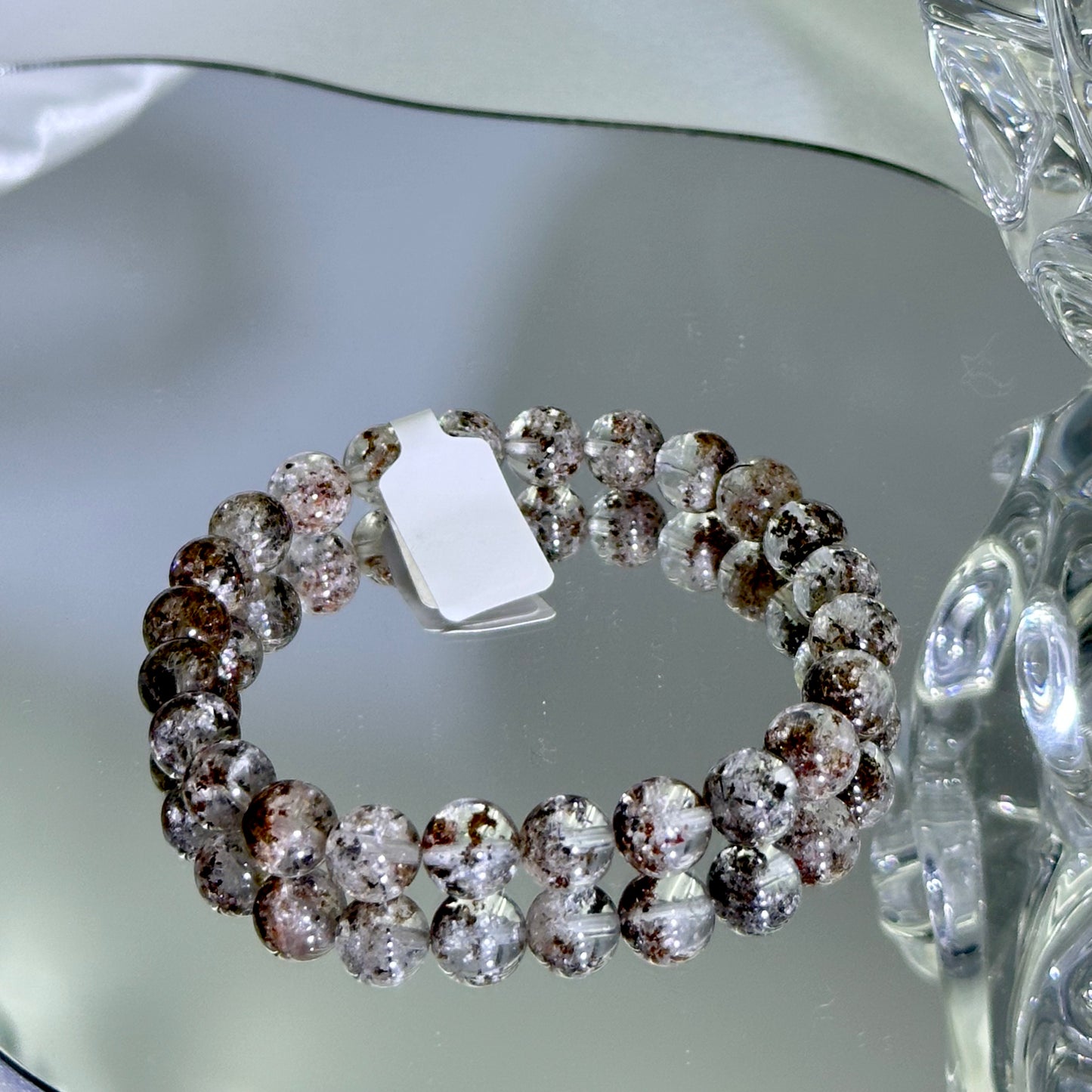 Snowflake Phantom Quartz Bracelet