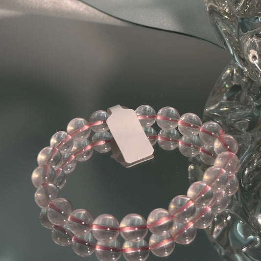 Rose quartz crystal bracelets