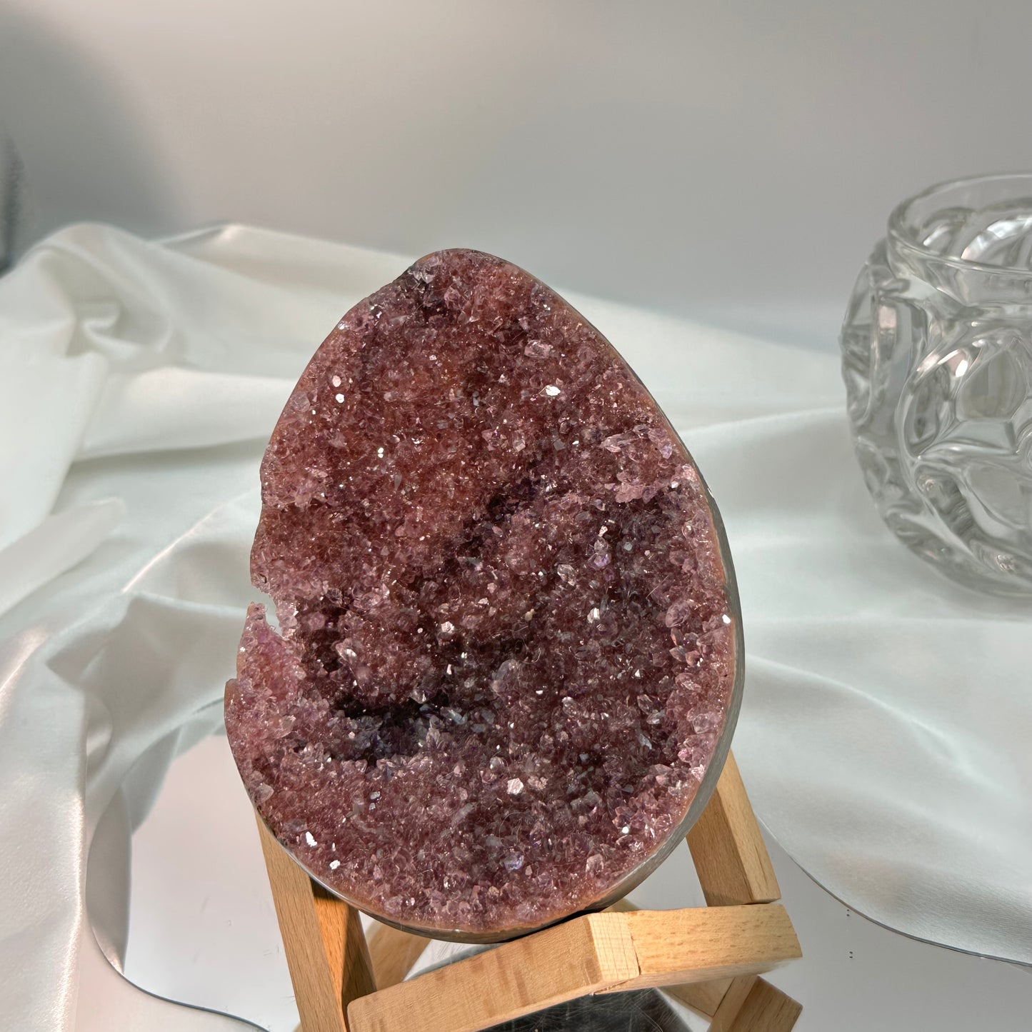 Large Red-Purple Crystal Dragon Egg