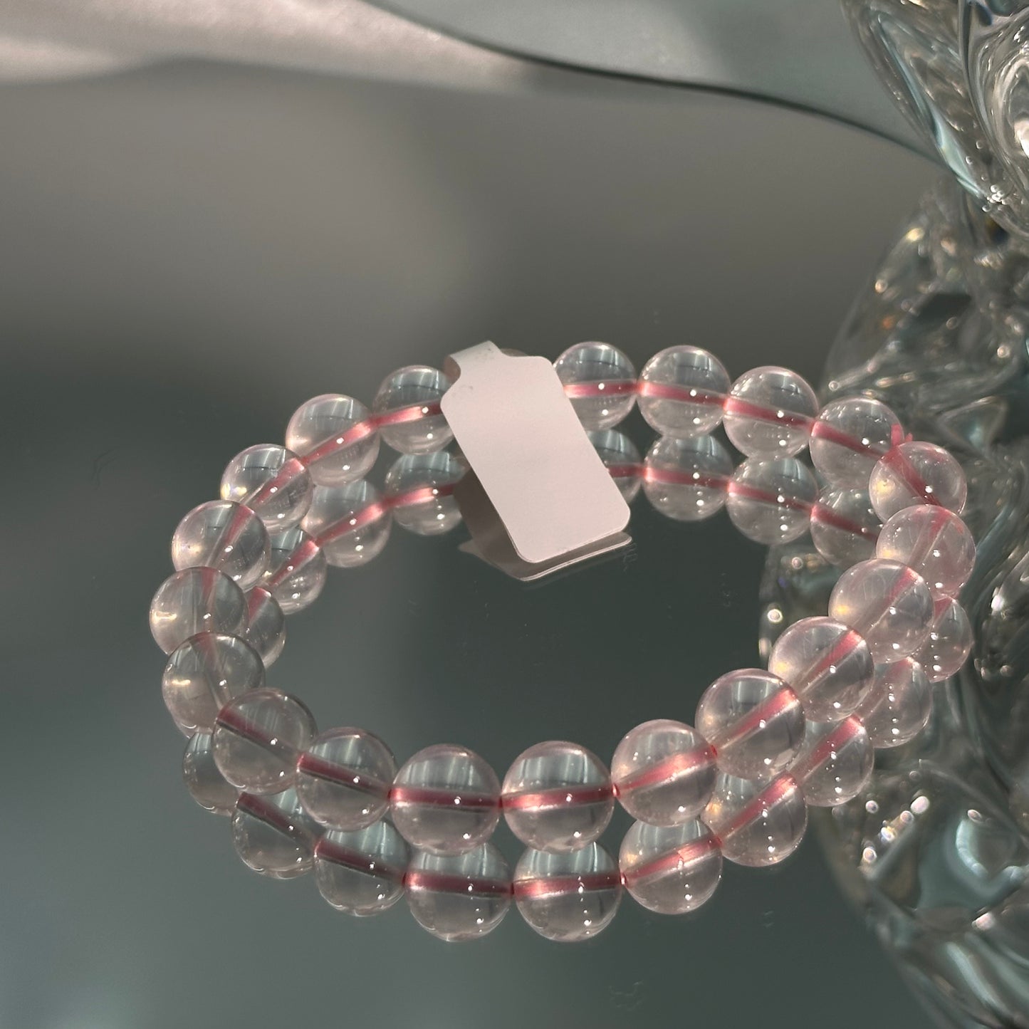 Rose quartz crystal bracelets
