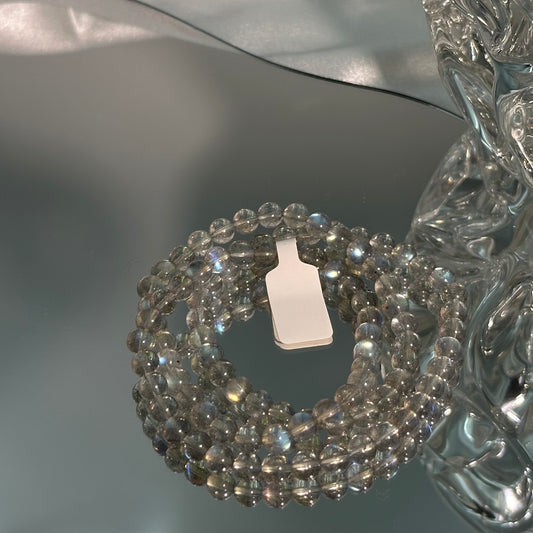 Grey Moonstone Crystal Bracelet