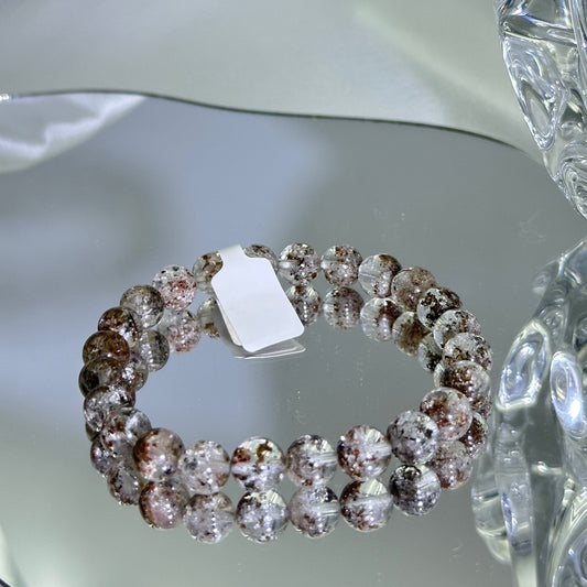 Snowflake Phantom Quartz Bracelet