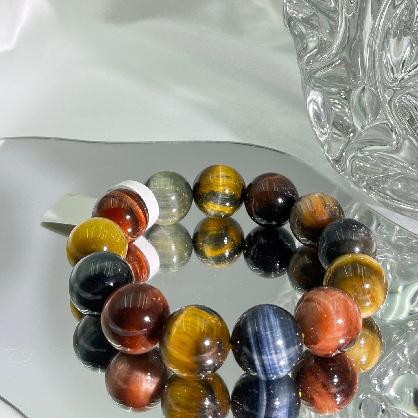 multicolor tiger’s eye bracelet 18M