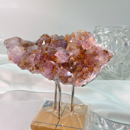 Titanium Rutilated Quartz Crystal Decor